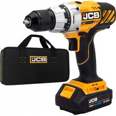 Wiertarka JCB Wiertarka akumulatorowa 18V 45Nm (kpl.: akumulator 2Ah, ładowarka)