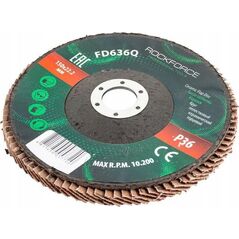 Rockforce Tarcza szlifierska listkowa lamelkowa 150x22.2mm P36