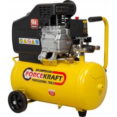 Sprężarka Forcekraft Sprężarka tłokowa z bezpośrednim napędem (1.5kW,  zbiornik 24l, 8bar, 180l/m, 230V)