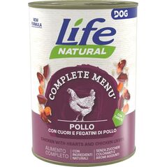 Life Pet Care Life Dog Karma Mokra dla Psa Kurczak Serca Wątróbka 400g