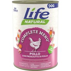 Life Pet Care Life Dog Karma Mokra dla Psa Kurczak Szynka 400g