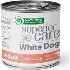 Nature’s Protection NATURES PROTECTION PIES SC  WELLNESS      SOUP  WHITE DOGS SALMON &TUNA 140ml   /6