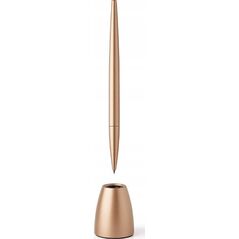 Lexon Lexon Scribalu Ballpoint pen with light gold/soft gold base LS64D7