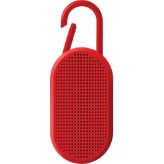 Głośnik Lexon Lexon Mino T Waterproof Speaker with Stand and Carabiner Red LA124R9