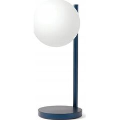 Lampa stołowa Lexon Lexon Bubble Lamp LED lamp with inductive charger 15W navy blue/dark blue LH70DB