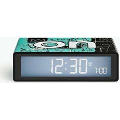 Lampa stołowa Lexon Lexon Flip+ X JMB Radio-controlled alarm clock black/equals pi LR150BSQ-B