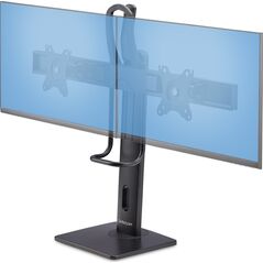 StarTech StarTech 2MC1S-MONITOR-STAND uchwyt / stojak do monitorów 68,6 cm (27") Biurko Czarny