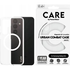 CARE by PanzerGlass Flagship QI Case Sam  S24 przezroczysty/transparent 1153