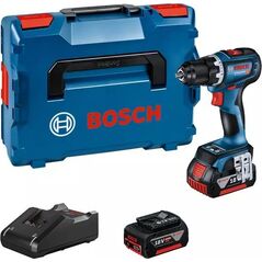 Wiertarko-wkrętarka Bosch Bosch akumuliatorinis gręžtuvas-suktuvas L-BOXX 136 dėžėje su 2 x 4,0 Ah ličio jonų akumuliatoriais, sparčiuoju įkrovikliu