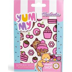 Laikinų vaikiškų tatuiruočių rinkinys Martinelia Yummy
