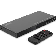 DIGITUS 4x2 HDMI Matrix / Multi-Viewer 4K/30Hz SPDIF Stereo RS232