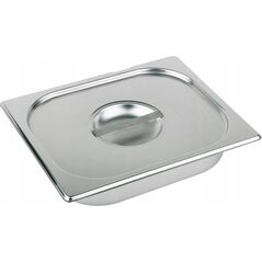 Låg 1/9 GN 17.6x10.8x3 cm Rustfri stål til Kantine 1/9 GN,1 stk