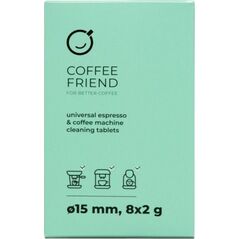 Universal espresso and coffee machine cleaning tablets Coffee Friend, 8 pcs.