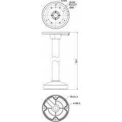 Uchwyt  HIKVISON DS-1271ZJ-130-TRL