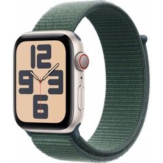 Watch SE GPS + Cellular, koperta 44 mm z aluminium w kolorze księżycowej powiaty z opaskš sportowš w kolorze górskiego jeziora