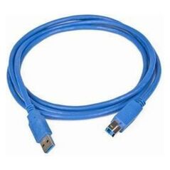 Kabel USB Gembird USB-A - USB-B 1.8 m Niebieski (CCPUSB3AMBM6)