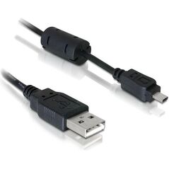 Delock KABEL USB MINI 2.0 8 PIN NIKON 1,8M UC-E6 (82414)