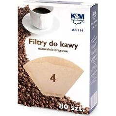König & Meyer Filtry do kawy AK114 r. 4 80szt.