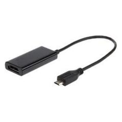 Adapter USB Gembird microUSB - HDMI + microUSB Czarny  (AMHL002)