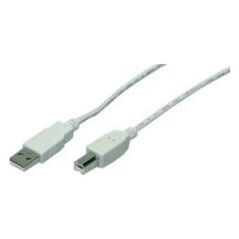Kabel USB LogiLink USB-A - USB-B 5 m Biały (CU0009)