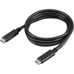 Kabel USB Lenovo USB-C - USB-C 1 m Czarny (4X90U90619)