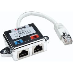 Intellinet Network Solutions adapter sieciowy rozdzielacz RJ45x2 STP (504195)
