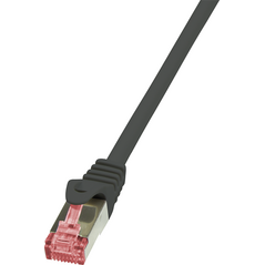 LogiLink CAT 6 Patchcord S/FTP PIMF Czarny 0.5M (CQ2023S)