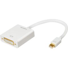 Adapter AV LogiLink DisplayPort Mini - DVI-I biały (CV0037B)