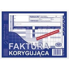 Michalczyk & Prokop Faktura korygująca A5 80 kartek (107-3E)