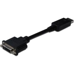 Adapter AV Digitus DisplayPort - DVI-I czarny (AK-340401-001-S)