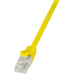 LogiLink Patchcord CAT 6 U/UTP EconLine, 0,5m, żółty (CP2027U)