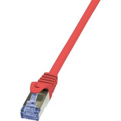 LogiLink Patchcord, Cat.6A, S/FTP, PIMF, 3m, czerwony (CQ3064S)