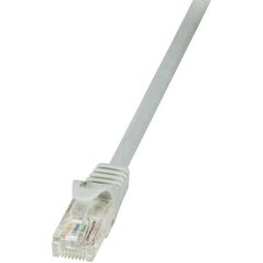 LogiLink Patchcord CAT 6 U/UTP EconLine, 0,5m, szary (CP2022U)
