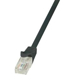 LogiLink Patchcord CAT 6, U/UTP,5m, czarny