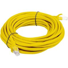 Lanberg RJ-45/RJ-45 kat.5e Żółty 15m (PCU5-10CC-1500-Y)