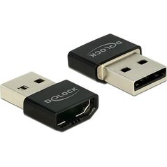 Adapter USB Delock USB - HDMI Czarny  (65680)