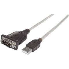 Kabel USB Manhattan USB-A - RS-232 1.8 m Przezroczysty (151849)
