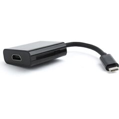 Adapter USB Gembird USB-C - HDMI Czarny  (A-CM-HDMIF-01)