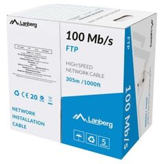 Lanberg kabel FTP kat-5 305m (LCF5-11CC-0305-S)