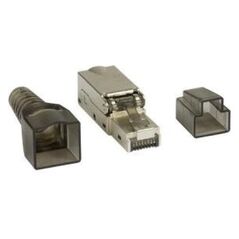 LogiLink Wtyk RJ45 kat.6A FTP pozłacany styk 3µ, beznarzędziowy (MP0044)