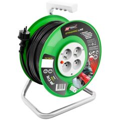 AWTools Przedłużacz bęben 25m 3x1,5mm 16A 3680W