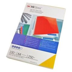 Acco Okładki HiGloss chromolux A4 czarne (CE020010)