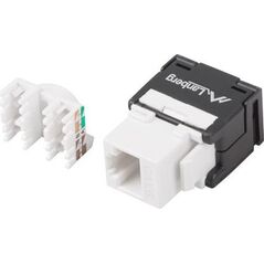 Lanberg Moduł keystone gniazdo beznarzędziowy RJ45 - LSA UTP kat.6a 180 stopni do puszki montażowej (KSUA-2000)