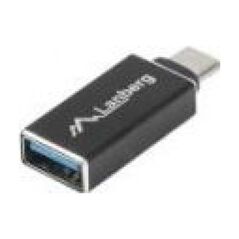 Adapter USB Lanberg USB-C - USB Czarny  (AD-UC-UA-02)