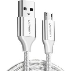 Kabel USB Ugreen USB-A - microUSB 2 m Biały (60153)