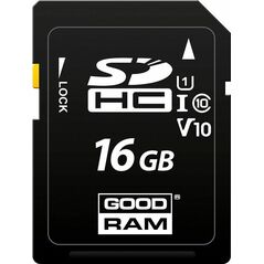 Karta GoodRam S1A0 SDHC 16 GB Class 10 UHS-I/U1 V10 (S1A0-0160R12)
