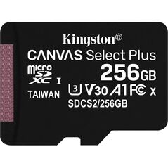 Karta Kingston Canvas Select Plus MicroSDXC 256 GB Class 10 UHS-I/U1 A1 V10 (SDCS2/256GBSP)
