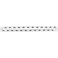 Lanberg Patch panel 19" 1U pusty 24x slot Szary (PPKS-1224-S)