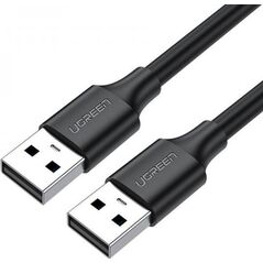 Kabel USB Ugreen USB-A - USB-A 0.5 m Czarny (UGR392BLK)