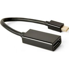 Adapter AV Gembird DisplayPort Mini - DisplayPort czarny (A-mDPM-DPF4K-01)